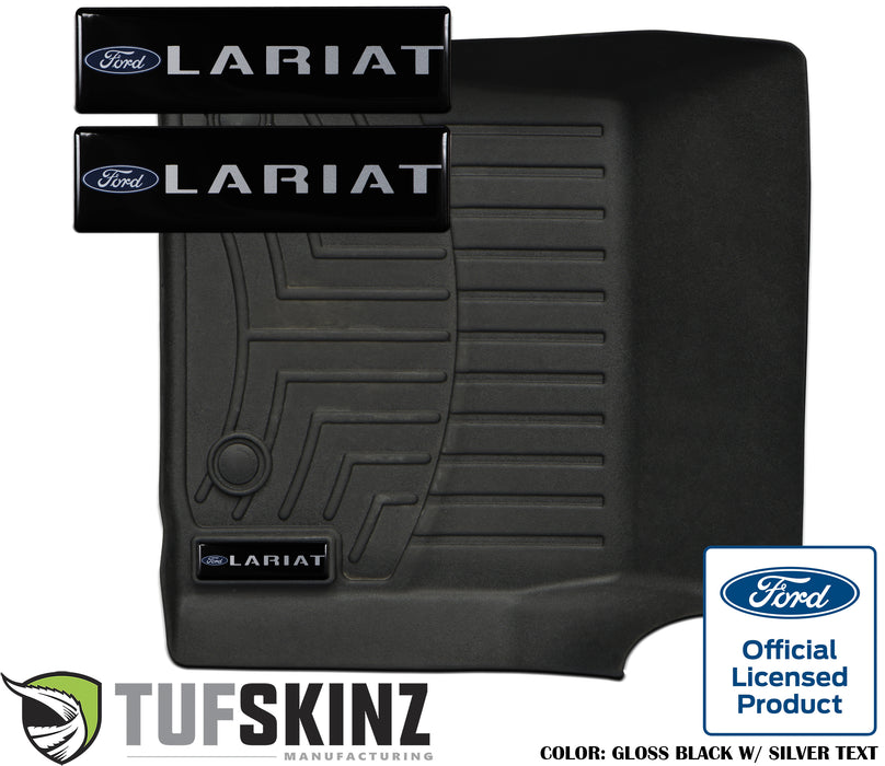 (2)Badge/Emblem Inserts Fits - WeatherTech Floor Mats Lariat Logo